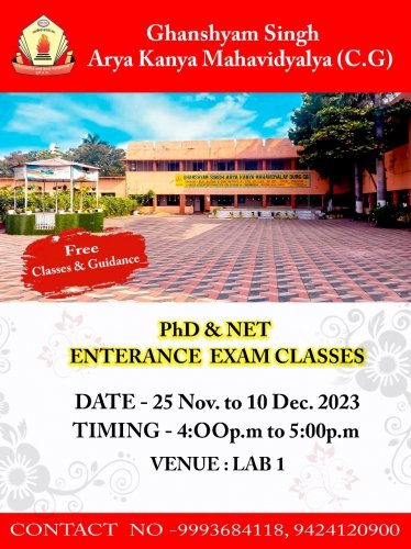 PHD & NET FREE CLASS 25 NOV. TO 10 DEC 2023